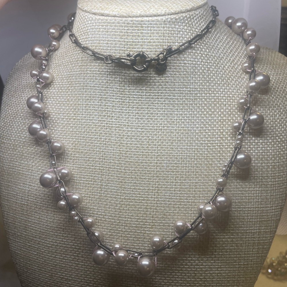 Vintage J. Crew Station Necklace